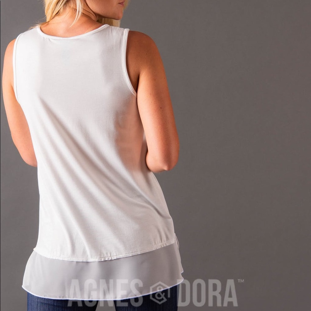 Chiffon Ruffle Tank - Picture 2 of 2